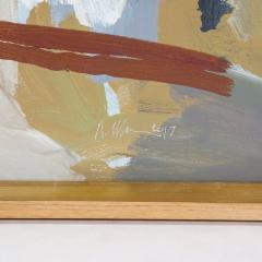  Rebecca Allan Harlem River Eclipse Rebecca Allan Color Field Acrylic on Canvas Painting - 3197580