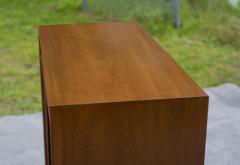  Red Lion Furniture Restored Mid Century Modern 5 Drawer Tall Dresser by Red Lion in Sculpted Walnut - 4232476