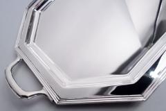  Reed Barton American Art Deco Sterling Silver Bar Tray - 4542995