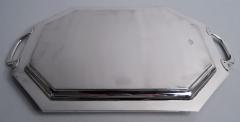  Reed Barton American Art Deco Sterling Silver Bar Tray - 4542997