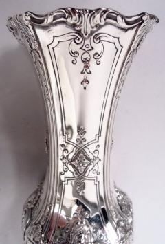  Reed Barton Antique Reed Barton Sterling Silver 7 Inch Vase in Louis XV Pattern - 4045775