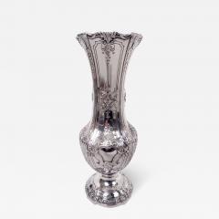  Reed Barton Antique Reed Barton Sterling Silver 7 Inch Vase in Louis XV Pattern - 4048046