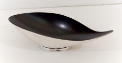  Reed Barton Rare Black Enamel and Silverplate Reed and Barton Bowl - 157305