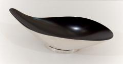  Reed Barton Rare Black Enamel and Silverplate Reed and Barton Bowl - 157310