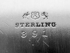  Reed Barton Reed Barton Modern Classical Sterling Silver Tray with Bold Beading - 4537303