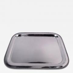  Reed Barton Reed Barton Modern Classical Sterling Silver Tray with Bold Beading - 4538823