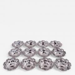  Reed Barton Set of 12 Reed Barton Francis I Sterling Silver Nut Dishes - 4392677