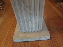  Reggiani Italian Modern Travertine Floor Lamp by Reggiani - 4487499