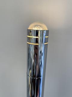  Reggiani Tall Organ Modular Tube Metal Chrome Floor Lamp by Reggiani Italy 1970s - 2466360