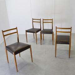  Reguitti Brothers Fratelli Reguitti set of four chairs 1960s  - 4118492
