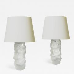  Reijmyre Glasbruk Pair of Table Lamps by Tyko Axelsson for Reijmyre - 4379038