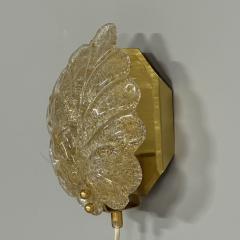  Reijmyre Glasbruk Reijmyre Swedish Mid Century Modern Gold Leaf Sconces Sweden 1990s - 3642564