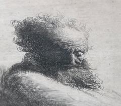  Rembrandt Bust of an Old Man Looking Down Three Quarters Right - 3631210