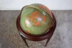  Replogle 1960s Replogle Illuminated Glass Globe on Mahogany Stand - 511951