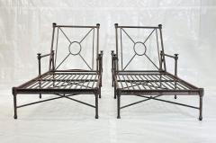  Restoration Hardware Pair of Restoration Hardware Catalina Aluminum Outdoor Lounge Chairs - 4580771