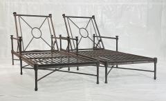  Restoration Hardware Pair of Restoration Hardware Catalina Aluminum Outdoor Lounge Chairs - 4580772