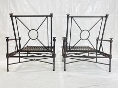  Restoration Hardware Pair of Restoration Hardware Catalina Aluminum Outdoor Lounge Chairs - 4580778