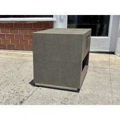  Restoration Hardware Restoration Hardware Faux Shagreen Nightstand End or Side Table - 3707991