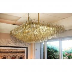  Restoration Hardware Restoration Hardware Luminaire Chiara Chandelier Brass Smoked Glass - 4530069