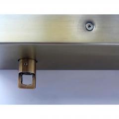  Restoration Hardware Restoration Hardware Luminaire Chiara Chandelier Brass Smoked Glass - 4530070