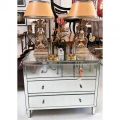  Restoration Hardware Restoration Hardware Mirrored Art Deco Style Chest of Drawers Nightstand Commode - 3180908