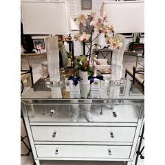  Restoration Hardware Restoration Hardware Mirrored Art Deco Style Chest of Drawers Nightstand Commode - 3180973