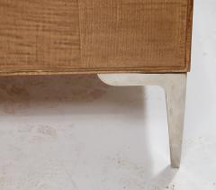 Restoration Hardware Sycamore and Nickel Chest of Drawers - 4370297