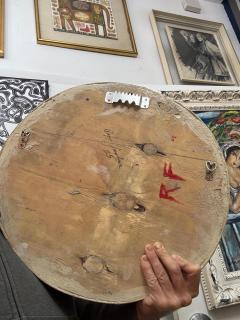  Rexx Fischer Original Ceramic Octopus Mirror with Wood Backing by Florida Artist Rexx Fischer - 4402192