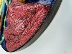  Rexx Fischer Queen Angel Fish Ceramic Wall Sculpture - 4421805