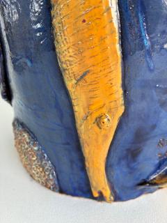  Rexx Fischer Unique Hand Made Sculptural Glazed Ceramic Umbrella Stand by Rexx Fischer - 4421756