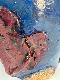  Rexx Fischer Unique Hand Made Sculptural Glazed Ceramic Umbrella Stand by Rexx Fischer - 4421759