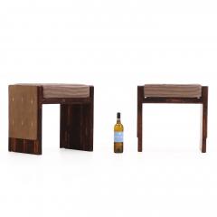  Ria Youri Augousti Pair of shagreen covered stools by R Y Augousti Paris - 4684295