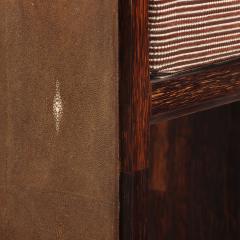  Ria Youri Augousti Pair of shagreen covered stools by R Y Augousti Paris - 4684299