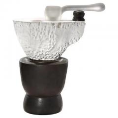  Richard A Hirsch Richard Hirsch Ceramic Altar Bowl with Blown Glass Ladle Sculpture 3 2020 - 3541510