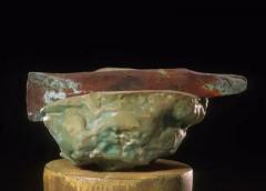  Richard A Hirsch Richard Hirsch Ceramic Altar Bowl with Weapon Sculpture 2000 - 3541794