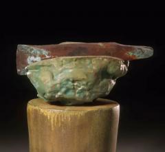  Richard A Hirsch Richard Hirsch Ceramic Altar Bowl with Weapon Sculpture 2000 - 3541795