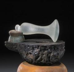  Richard A Hirsch Richard Hirsch Ceramic Mortar and Blown Glass Pestle Sculpture 10 2004 - 3541634