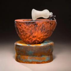  Richard A Hirsch Richard Hirsch Ceramic Mortar and Blown Glass Pestle Sculpture 23 2006 - 3541622