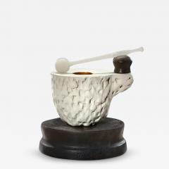  Richard A Hirsch Richard Hirsch Ceramic Mortar and Glass Pestle Sculpture 1 2020 - 3543981