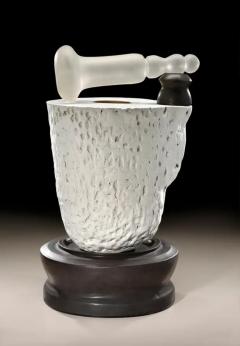  Richard A Hirsch Richard Hirsch Ceramic Mortar and Glass Pestle Sculpture 4 2020 - 3541728