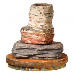  Richard A Hirsch Richard Hirsch Ceramic Scholar Rock Cup Sculpture 20 2014 - 3541856