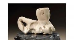  Richard A Hirsch Richard Hirsch Ceramic Scholar Rock Cup Sculpture 25 2018 - 3541315