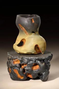  Richard A Hirsch Richard Hirsch Ceramic Scholar Rock Cup Sculpture 46 2018 - 3541860
