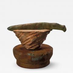  Richard A Hirsch Richard Hirsch and Peter Voulkos Ceramic Altar Bowl with Weapon 2001 - 3543947