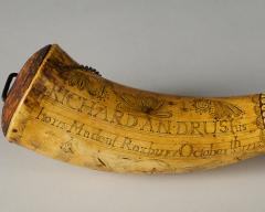  Richard Andrus Siege of Boston School Powder Horn for Richard Andrus - 3505384