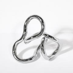  Richard X Zawitz Mid Century Polished Chrome Kinetic Tangle Sculpture by Richard X Zawitz - 3554045
