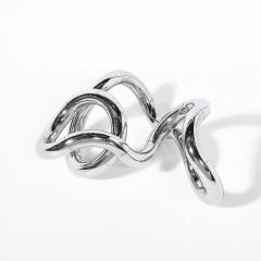  Richard X Zawitz Mid Century Polished Chrome Kinetic Tangle Sculpture by Richard X Zawitz - 3554114