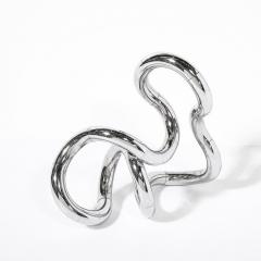  Richard X Zawitz Mid Century Polished Chrome Kinetic Tangle Sculpture by Richard X Zawitz - 3554118