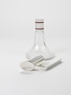  Riedel Riedel Mesa Elegant Silver Crystal Carafe Decanter Pitcher Italy 1980s - 4736011