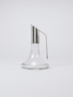  Riedel Riedel Mesa Elegant Silver Crystal Carafe Decanter Pitcher Italy 1980s - 4736014